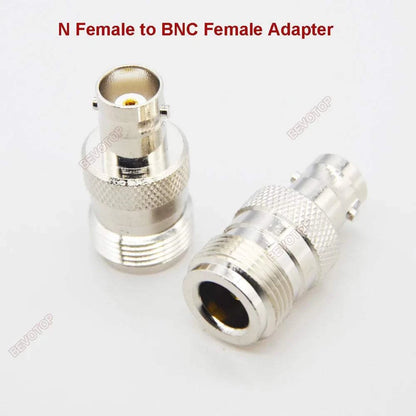 1 PCS BNC to N Adapter RF Connectors Straight N Male/Female to BNC MalHappy Radios1 PCS BNC