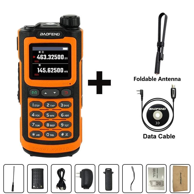 2023 Baofeng UV-20 Walkie Talkie Waterproof Dual Band High Power CB HaHam Radios