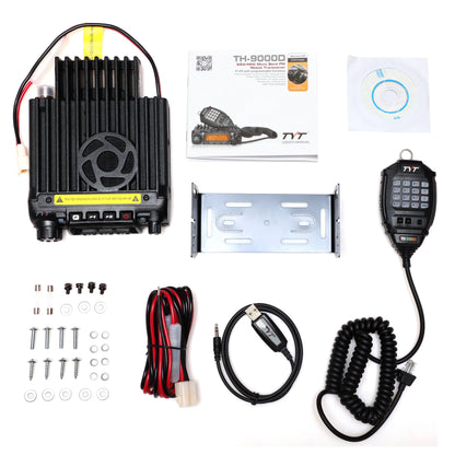 TYT TH-9000D PLUS High Power 65W 136-174MHz Walkie Talkie Long Range Car Transceiver Truck Mobile Ham Mobile Radio