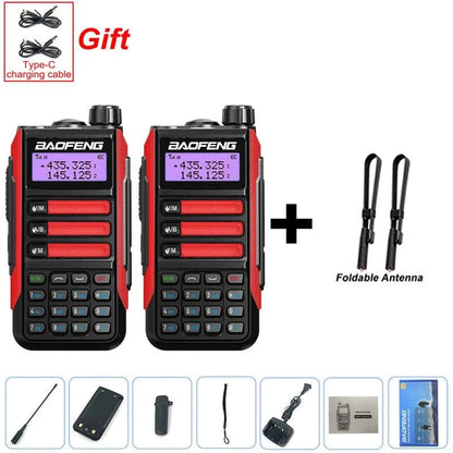 2PCS BAOFENG UV-16 PLUS Walkie Talkie Long Range High Power ProfesionaHappy Radios2PCS BAOFENG UV-16