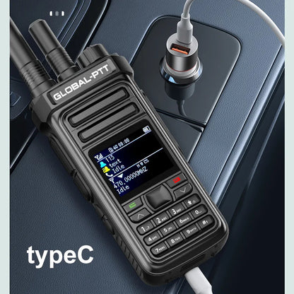 Wurui G2  global-ptt POC+UHF walkie talkie radio 500km long range professional Portable Car Two-way radio phone