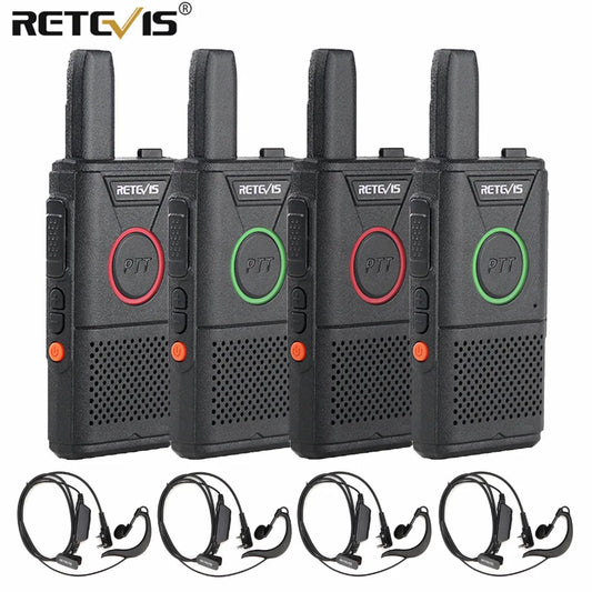 RETEVIS RT618 Rechargeable Walkie Talkie 4pcs PMR Radio PMR446 RT18 FRHam Radios