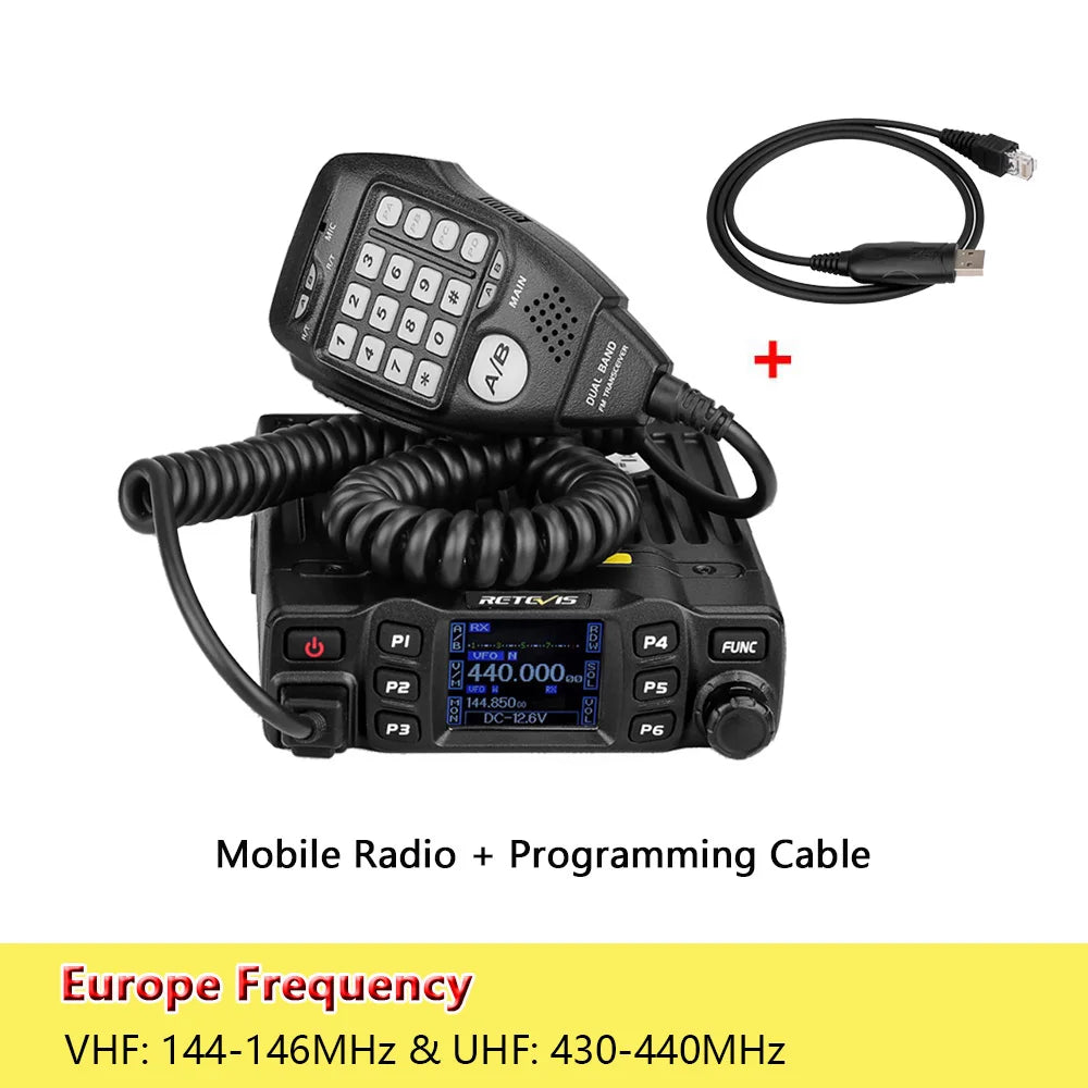 RETEVIS RT95 Car Radio with Screen Ham Car Mobile Radio Station AutoraHam Radios