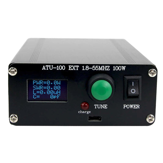 ATU-100 Automatic Antenna Tuner OLED Display 1.8-50MHz 3.2 Firmware PrHappy RadiosATU-100 Automatic Antenna Tuner OLED Display 1