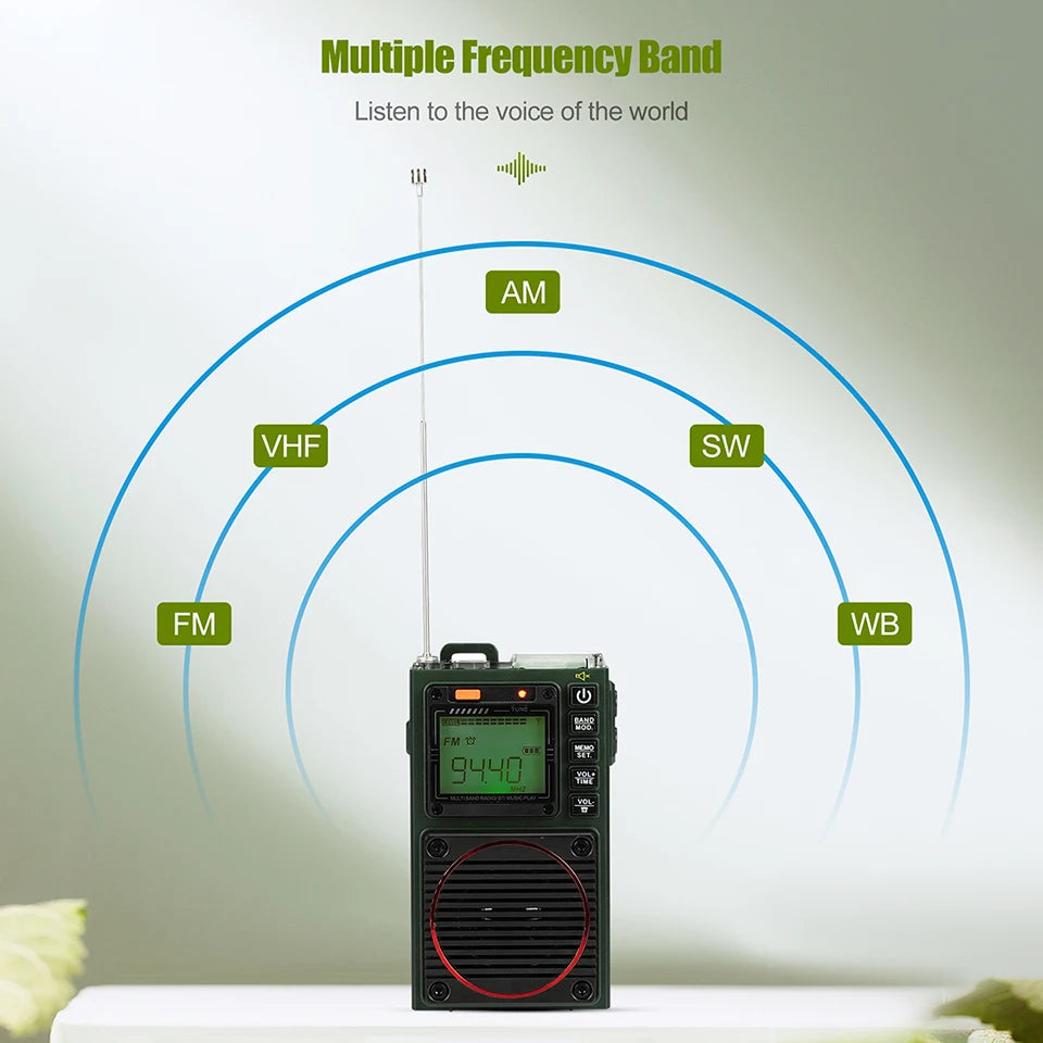 Retekess TR111 Radio FM Portable Radios AM FM Mini Ham Radio ShortwaveHam Radios