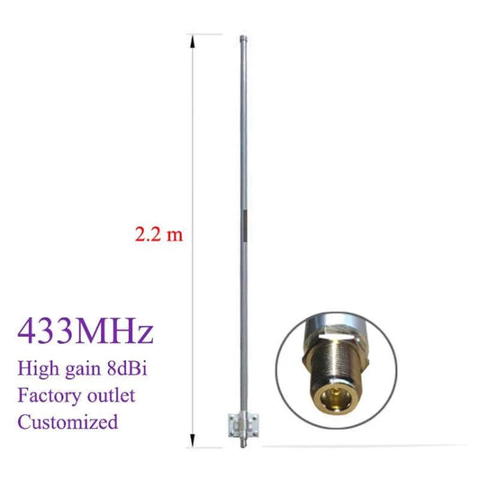 3dbi 5dbi 8dbi 433MHz lora omni fiberglass antenna 400-470mhz high gaiHam Radios