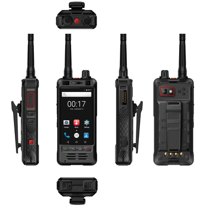 REALPTT ZELLO W5 Phone PTT 3G Wifi Walkie Talkie POC transceiver internet radio Android 6.0  IP67 UHF 5MP Camera