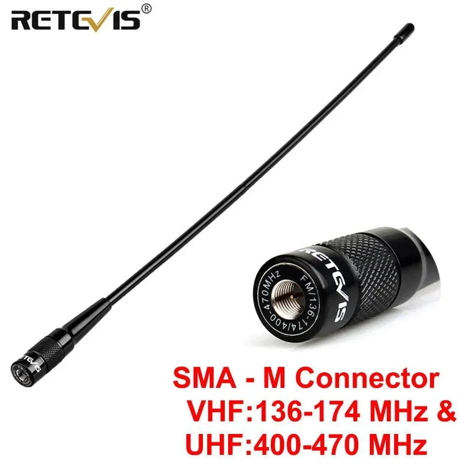 Retevis RHD-771 Walkie-Talkie Antenna SMA-M Male VHF UHF Walkie TalkieHappy RadiosRetevis RHD-771 Walkie-Talkie Antenna SMA-