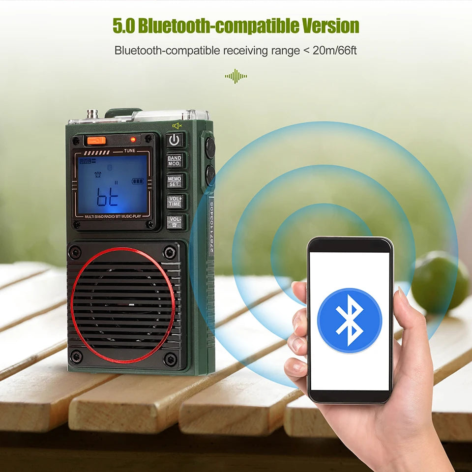 Retekess TR111 Radio FM Portable Radios AM FM Mini Ham Radio ShortwaveHam Radios