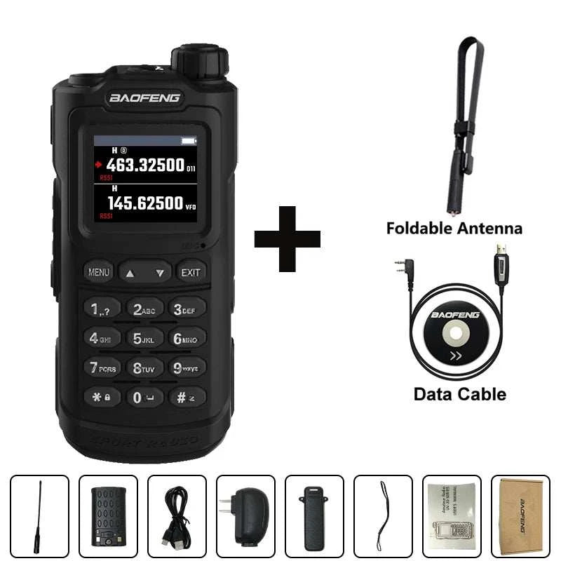 2023 Baofeng UV-20 Walkie Talkie Waterproof Dual Band High Power CB HaHam Radios