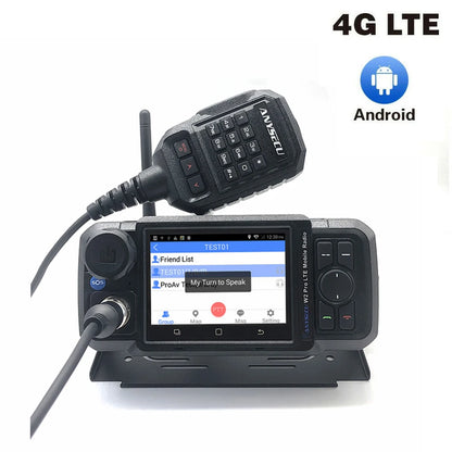 ANYSECU 4G-W2Pro 4G Network Radio N61 Android 7.0 LTE WCDMA GSM WIFI PTT Mobile Phone Work with Real-ptt Zello