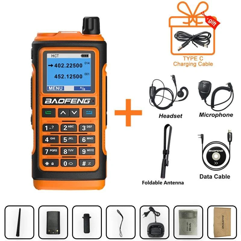 2023 Baofeng UV-17 Walkie Talkie Profesional Dual Band Powerful UHF VHHam Radios