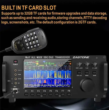 Zastone Base Station: ZASTONE ZT7500 SDR Short Wave Transceiver HF LF Ham Radios